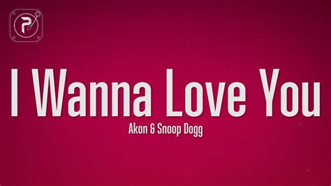 i wanna love you snoop dogg lyrics